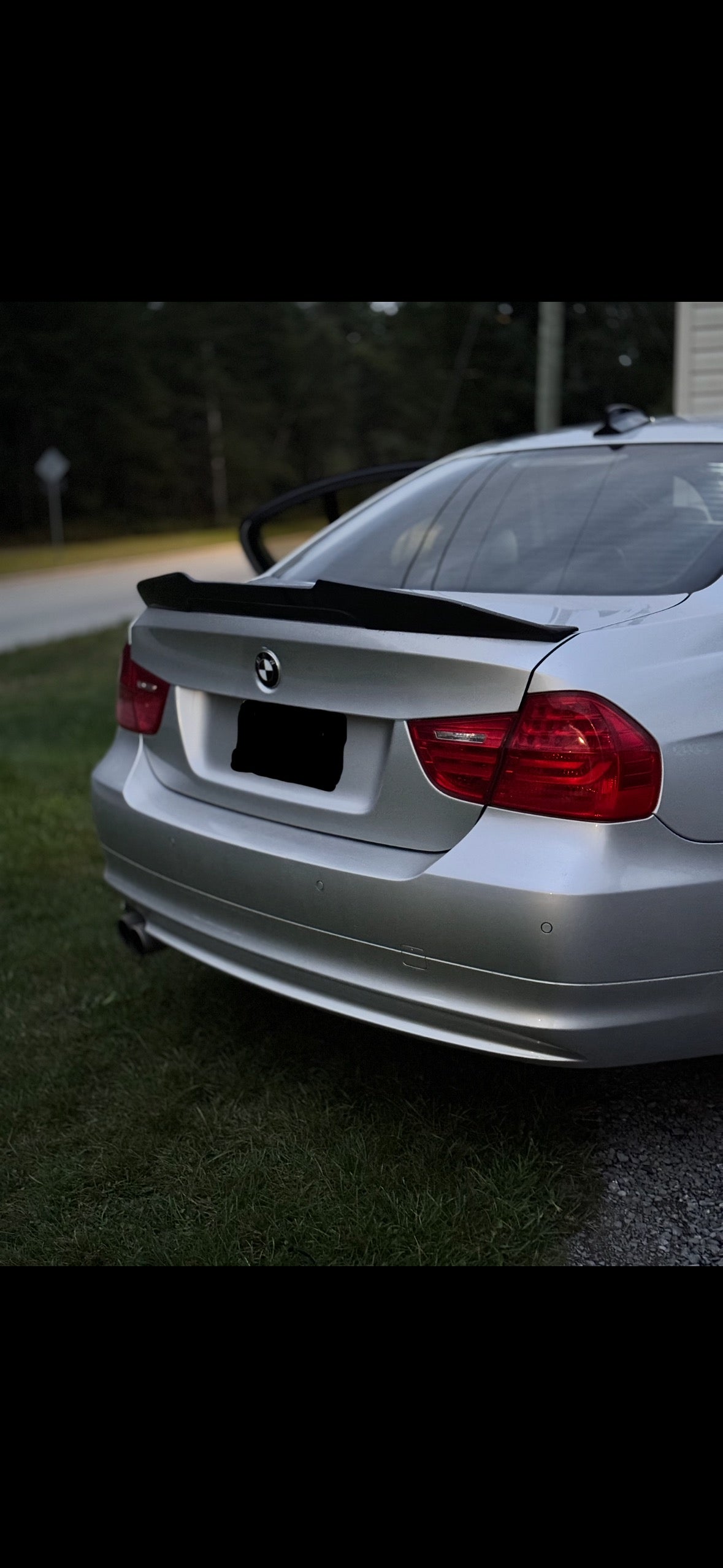 carbon fiber spoiler style PSM for bmw serie 3 e90 (2004-2012)